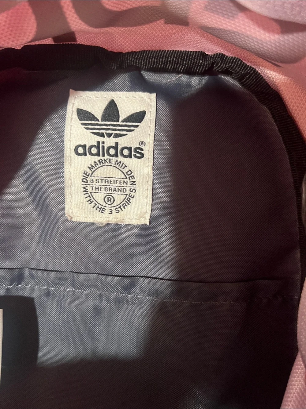 adidas Trefoil Mini Backpack in Mauve Pink